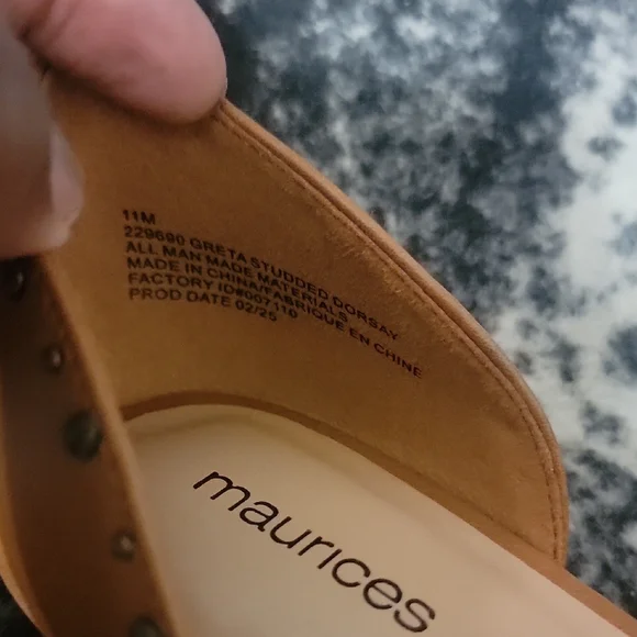 Maurices Brown Studded Women's Flats - Picture 2 of 5
